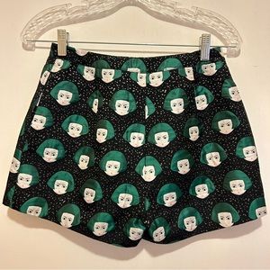 Nimill funky playful graphic shorts w/ pockets